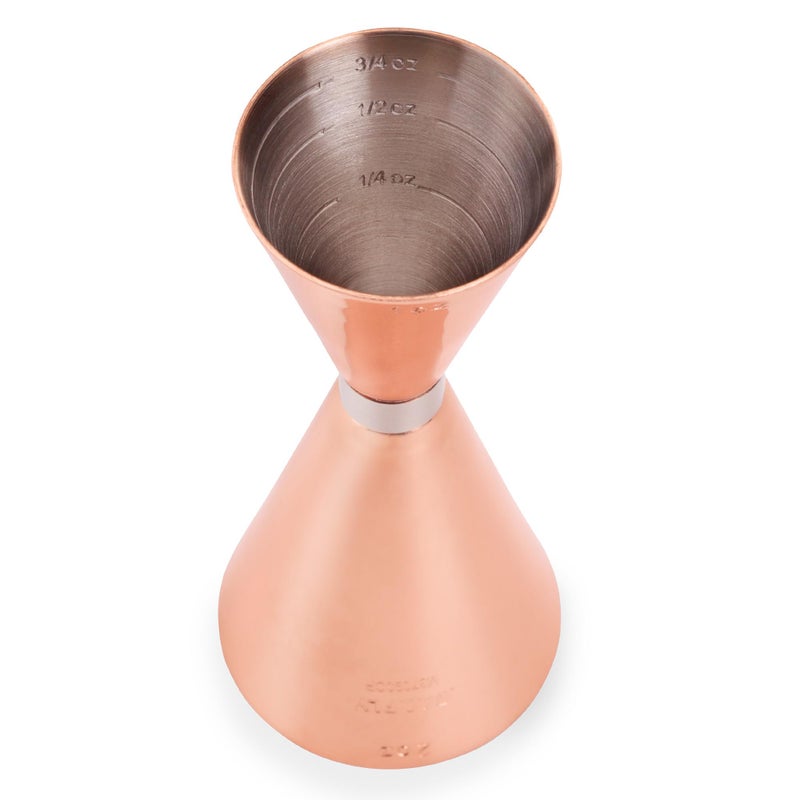 Barfly Drink Jigger, 1 oz x 2 oz Slim Style, Copper - Image 5